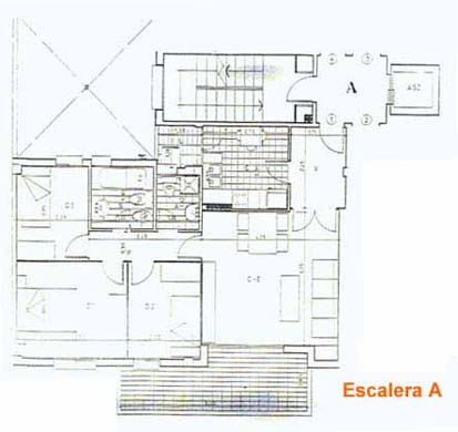 Plano Escalera A